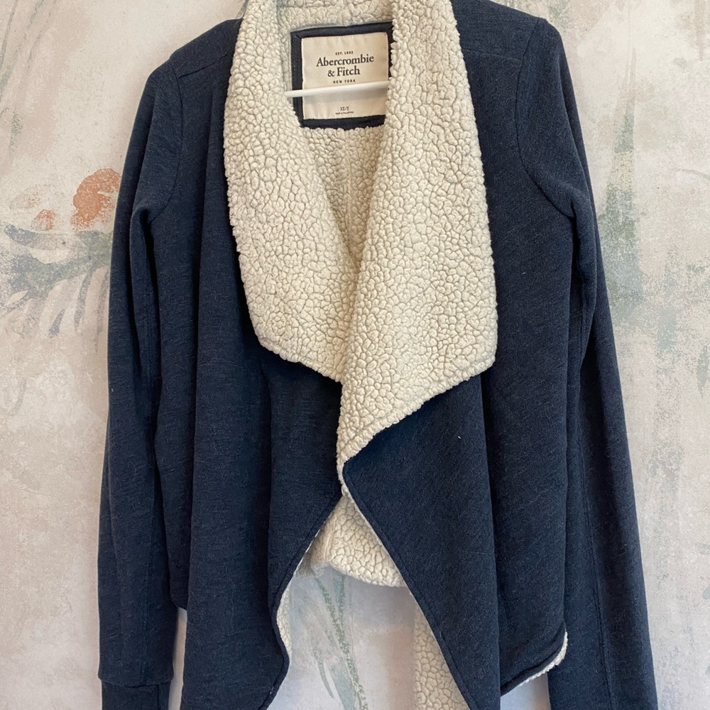 Abercrombie Blue Comfy Cardigan